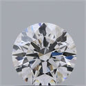 Natural Diamond 0.70 Carats, Round with Excellent Cut, E Color, SI1 Clarity and Certified by GIA