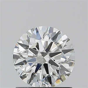 Picture of Natural Diamond 1.00 Carats, Round with Excellent Cut, I Color, SI2 Clarity and Certified by GIA