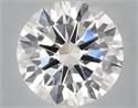 Lab Grown Diamond 6.02 Carats, Round with Excellent Cut, E Color, VVS2 Clarity and Certified by IGI