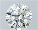 Diamante Natural 1.80 quilates, Redondo , Color K, claridad IF y certificado GIA