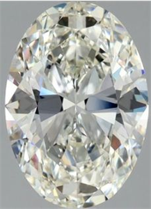 Picture of Natural Diamond 2.51 Carats, Oval with  Cut, J Color, VS2 Clarity and Certified by GIA