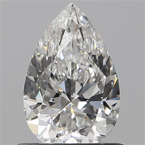 Foto Diamante Natural 0.11 quilates, De pera , Color E, claridad VS1 y certificado IGI de