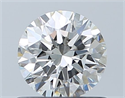Diamante Natural 0.71 quilates, Redondo , Color H, claridad VVS2 y certificado GIA