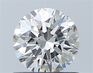 Foto Diamante Natural 0.71 quilates, Redondo , Color H, claridad VVS2 y certificado GIA de
