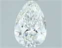 Natural Diamond 0.51 Carats, Pear with  Cut, G Color, VS2 Clarity and Certified by GIA