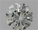 Natural Diamond 0.50 Carats, Round with Excellent Cut, G Color, VVS2 Clarity and Certified by GIA