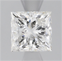 Natural Diamond 0.97 Carats, Princess with  Cut, H Color, I1 Clarity and Certified by GIA