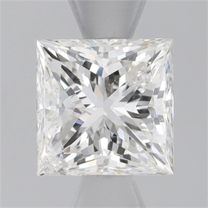 Picture of Natural Diamond 0.97 Carats, Princess with  Cut, H Color, I1 Clarity and Certified by GIA