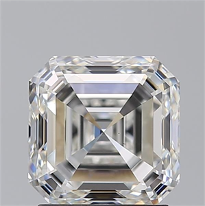 Picture of Natural Diamond 2.03 Carats, Asscher with  Cut, G Color, VS1 Clarity and Certified by GIA