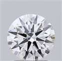 Lab Grown Diamond 1.56 Carats, Round with Ideal Cut, D Color, VS1 Clarity and Certified by IGI