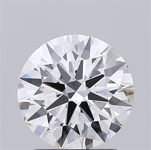 Picture of Lab Grown Diamond 1.56 Carats, Round with Ideal Cut, D Color, VS1 Clarity and Certified by IGI