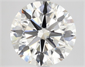 Natural Diamond 3.03 Carats, Round with Excellent Cut, I Color, VS1 Clarity and Certified by GIA