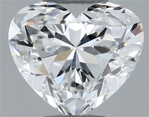 Picture of Natural Diamond 0.51 Carats, Heart with  Cut, G Color, IF Clarity and Certified by GIA