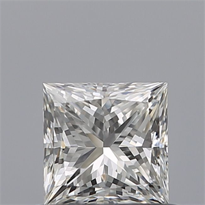 Picture of Natural Diamond 0.61 Carats, Princess with  Cut, G Color, VS1 Clarity and Certified by GIA