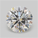 Lab Grown Diamond 1.06 Carats, Round with Ideal Cut, E Color, VVS2 Clarity and Certified by IGI
