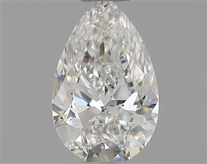 Foto Diamante Natural 0.50 quilates, De pera , Color F, claridad SI1 y certificado GIA de