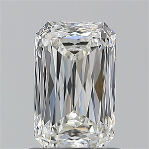 Picture of Natural Diamond 1.02 Carats, Radiant with  Cut, I Color, VVS2 Clarity and Certified by GIA