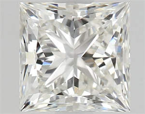 Picture of Natural Diamond 0.70 Carats, Princess with  Cut, H Color, VVS2 Clarity and Certified by GIA