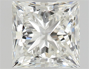 Picture of Natural Diamond 0.70 Carats, Princess with  Cut, H Color, VVS2 Clarity and Certified by GIA