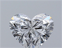 Natural Diamond 0.31 Carats, Heart with  Cut, D Color, VS2 Clarity and Certified by GIA