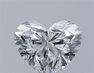 Picture of Natural Diamond 0.31 Carats, Heart with  Cut, D Color, VS2 Clarity and Certified by GIA