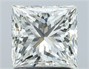 Natural Diamond 1.50 Carats, Princess with  Cut, I Color, VS2 Clarity and Certified by GIA