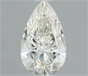 Diamante Natural 0.24 quilates, De pera , Color J, claridad VS2 y certificado GIA