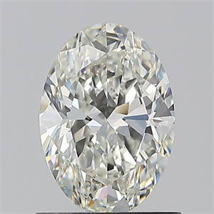 Picture of Natural Diamond 0.90 Carats, Oval with  Cut, I Color, VVS2 Clarity and Certified by GIA
