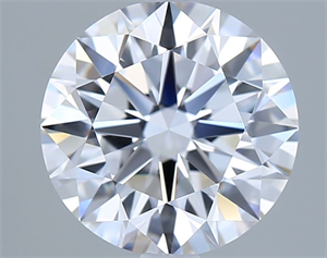 Picture of Lab Grown Diamond 2.52 Carats, Round with Ideal Cut, D Color, VVS2 Clarity and Certified by IGI