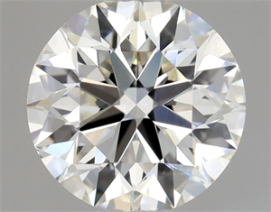 Picture of Natural Diamond 0.74 Carats, Round with Excellent Cut, J Color, VVS2 Clarity and Certified by GIA