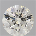 Diamante Natural 0.75 quilates, Redondo , Color K, claridad IF y certificado GIA
