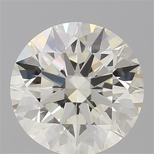 Foto Diamante Natural 0.75 quilates, Redondo , Color K, claridad IF y certificado GIA de