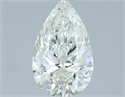 Natural Diamond 1.00 Carats, Pear with  Cut, H Color, SI1 Clarity and Certified by IGI