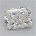 Natural Diamond 2.50 Carats, Radiant with  Cut, I Color, SI1 Clarity and Certified by GIA