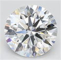 Lab Grown Diamond 4.34 Carats, Round with Excellent Cut, D Color, VVS1 Clarity and Certified by GIA
