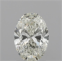 Natural Diamond 1.22 Carats, Oval with  Cut, K Color, SI2 Clarity and Certified by GIA