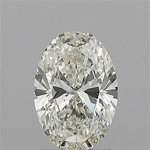 Picture of Natural Diamond 1.22 Carats, Oval with  Cut, K Color, SI2 Clarity and Certified by GIA