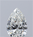 Diamante Natural 0.30 quilates, De pera , Color G, claridad VVS2 y certificado GIA
