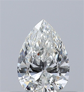 Foto Diamante Natural 0.30 quilates, De pera , Color G, claridad VVS2 y certificado GIA de