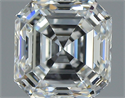 Natural Diamond 1.00 Carats, Asscher with  Cut, F Color, VVS2 Clarity and Certified by GIA