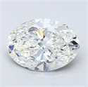 Natural Diamond 2.04 Carats, Oval with  Cut, G Color, VVS2 Clarity and Certified by GIA