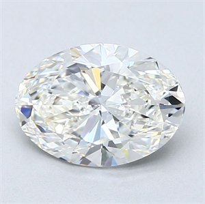 Picture of Natural Diamond 2.04 Carats, Oval with  Cut, G Color, VVS2 Clarity and Certified by GIA