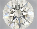 Natural Diamond 0.72 Carats, Round with Excellent Cut, J Color, VS2 Clarity and Certified by IGI