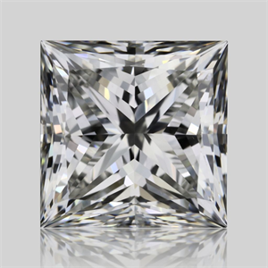 Foto Diamante Natural 1.51 quilates, Princesa , Color I, claridad VVS2 y certificado GIA de