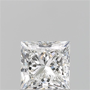 Picture of Natural Diamond 1.02 Carats, Princess with  Cut, G Color, IF Clarity and Certified by GIA