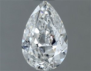 Foto Diamante Natural 0.60 quilates, De pera , Color F, claridad VS1 y certificado GIA de
