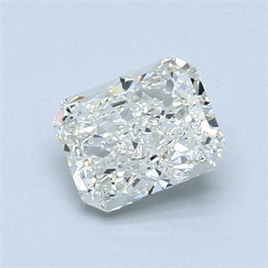 Picture of 0.90 Carats, Radiant Diamond with  Cut, I Color, VS2 Clarity and Certified by GIA