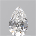 Diamante Natural 0.50 quilates, De pera , Color F, claridad VS2 y certificado GIA