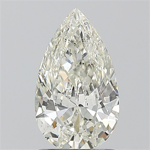 Foto Diamante Natural 1.20 quilates, De pera , Color J, claridad SI2 y certificado GIA de