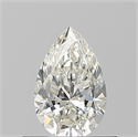 Diamante Natural 0.54 quilates, De pera , Color J, claridad VVS2 y certificado GIA